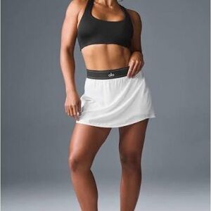 ALO Yoga Black and White Mini Skirt